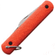 Colonial Auto Paratrooper Button Lock w/ 2in Guthook Blade Automatic Folding Knives, 3in, 440A Stainless Clip Point Blade, Orange Handle, COLM724