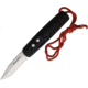 Colonial Auto Ranger Button Lock Automatic Folding Knives 2.75in, Partially Serrated Tanto Blade, Black Handle, COL106