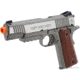 Colt 1911 Rail Gun CO2 Blowback, Full Metal, Silver w/Wood Colored Grip 180530