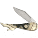 Colt Buckshot Bone Large Lady Folding Knife,Stainless Clip Blade, Buck Shot Bone Handle CT487