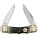 Colt Buckshot Bone Small Folding Knife,Twin Clip Blade, Buck Shot Bone Handle CT490