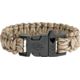 Colt Tactical S.P.E.A.R. Survival Bracelet, double weave, 1in release buckle, 7.375in dia, 10.5in cord, desert tan CT3018