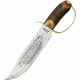 Colt Confederate D Guard Bowie Fixed Blade Knife, 10.375in, Bowie, Round Design Stag Handle CT827