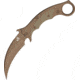 Colt Desert Karambit Fixed Blade Knife, 4.125in, Stainless Hawkbill Blade, Aluminum Handle G10 Inlays CT513