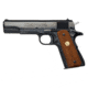 Colt Government Pistol, .45 ACP, 5 in barrel, blued carbon steel frame, checkered rosewood grip, recoil operated semi-automatic, GI combat, mk iv series 70, 7 round magazine, GVMT-4-FRRMPG
