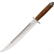 Colt Jungle Jumper Fixed Blade Knife,11in,Stainless Blade,Stacked Leather Handle CT614