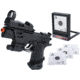 Colt Licensed MK IV Spring Powered Airsoft Pistol w/ Laser and Red Dot, Target Package, Black, Small, 18366 / 18356