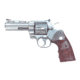 Colt Python Elite Revolver, .357 Magnum, 4 in barrel, stainless steel frame, walnut grip, revolving chamber, red ramp front, adj. white outline rear, 6 round cylinder, Python Elite-1-FRRMPG