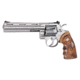 Colt Python Elite Revolver, .357 Magnum, 6 in barrel, stainless steel frame, walnut grip, revolving chamber, red ramp front, adj. white outline rear, 6 round cylinder, Python Elite-2-FRRMPG