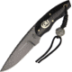 Colt Small Fixed Blade Knife,2.5in,Stainless Blade,Black Smooth Bone Handle CT463