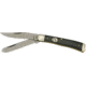 Colt Titanium Series Trapper Folding Knife,Stainless Clip and Spey Blade, Black Smooth Bone Handle CT312