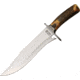 Colt Washington Bowie Fixed Blade Knife,10.5in,Stainless Clip Point Blade,Stag Handle CT829