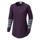 Columbia Along the Gorge Printed Crew, Dark Plum, Extra Small - Womens, 1803441506-XS