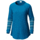 Columbia Along the Gorge Printed Crew, Lagoon, 3X - Womens, 1803442457-3X