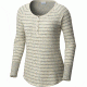 Columbia Along the Gorge Thermal Henley Long Sleeve Top - Women's-Chalk-X-Small