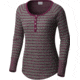 Columbia Along the Gorge Thermal Henley Long Sleeve Top - Women's-Dark Raspberry-Small
