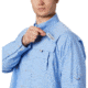 Columbia Bahama II L/S Shirt, White Cap, Extra Small - Mens, 1011621455-XS