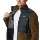 Columbia Basin Butte Fleece Full Zip - Mens, Olive Green, Black, Small, 1861601319-S
