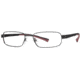 Columbia Big Bend Eyeglass Frames - Frame Shiny Black/Black-Red, Size 58/18mm CBBIGBEND01