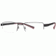 Columbia Big Horn Bifocal Prescription Eyeglasses - Frame Semi Matte Black/Black-Red CBBIGHORN01
