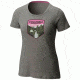 Columbia Badge Tee - Womens, Charcoal Heather, L, 1772221030L