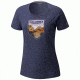 Columbia Badge Tee - Womens, Nocturnal Heather, L, 1772221591L