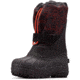 Columbia Childrens Powderbug Plus II Print Winter Boots - Kids, Shark, Emperor, Medium, 13, 1637882018-13