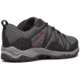 Columbia Firecamp Knit Trail Shoes - Mens, Graphite/Fiery Red, Medium, 9.5, 1831931053-9.5