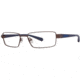 Columbia Gunnison Progressive Prescription Eyeglasses - Frame Matte Brown/Blue, Size 55/17mm CBGUNNISON02