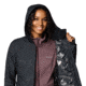 Columbia Heavenly Long Hooded Jacket - Womens, Black, L, 1738161-012-L