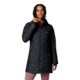 Columbia Heavenly Long Hooded Jacket - Womens, Black, L, 1738161-012-L