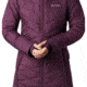 Columbia Heavenly Long Hybrid Jacket - Womens, Black Cherry, Extra Small, 1859731522-XS