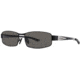 Columbia Hudson 200 Sunglasses - Frame Black/Silver, Size 56/16mm CBHUDSONPZ20002