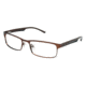 Columbia James Peak Single Vision Prescription Eyeglasses - Frame Brown/Black, Size 53/17mm CBJAMESPEAK01