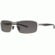 Columbia JET STREAM 400 Sunglasses - Frame Shiny Gold/Black, Lens Color Grey, Size 64/17mm CBJETSTRM40002