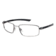 Columbia Lassen Peak Single Vision Prescription Eyeglasses - Frame Gunmetal Black, Size 55/17mm CBLASSEN01