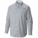 Columbia Low Drag Offshore Long Sleeve Shirt - Mens, Cool Grey/White, Medium, 1450041020-M