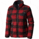 Columbia Mountain Side Heavyweight Fleece FZ, Red Element Buffalo Check, S - Womens, 1730401624-S