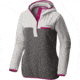 Columbia Mountain Side Hooded Pull Over - Women's- Grey Heather/Shark Heather/Deep Blush-Small