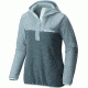 Columbia Mountain Side Hooded Pull Over - Women's-Stone Blue/Cloudburst Heather/Bluegrass-X-Small
