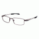Columbia POWELL LAKE Single Vision Prescription Eyeglasses - Frame GUNMETAL/BLACK CBPOWELLLK03