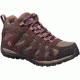 Columbia Redmond Mid Waterproof Hiking Boot - Women's-Mud/Intense Violet-Medium-6.5
