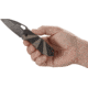 Columbia River 2440 Heron 2.93 Folding Plain Black Stonewash 8Cr14MoV Blade 2C