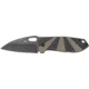 Columbia River 2440 Heron 2.93 Folding Plain Black Stonewash 8Cr14MoV Blade 2C