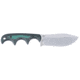 Columbia River Knife &amp; Tool Minimalist Nessmuk, Fixed Blade Knife, 2.9&quot; Drop Point Blade, D2 Blade Steel, 6&quot; Overall Length, Stone Wash Finish, Silver, Micarta Handle, Includes Sheath, 2376