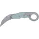 Columbia River Knife &amp; Tool Provoke, Folding Knife, 2.47&quot; Hawkbill Blade, AUS 8 Blade Steel, 7.19&quot; Overall Length, Stonewash Finish, Silver, Green Grivory Handle, Liner Lock, 4041GR