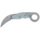 Columbia River Knife &amp; Tool Provoke, Folding Knife, 2.47" Hawkbill Blade, AUS 8 Blade Steel, 7.19" Overall Length, Stonewash Finish, Silver, Green Grivory Handle, Liner Lock, 4041GR