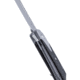 Columbia River Knife &amp; Tool Viento, Folding Knife, 3.23" Sheepsfoot Blade, D2 Blade Steel, 7.43" Overall Length, Bead Blast Finish, Silver, Black G10 Handle, Liner Lock, 7135