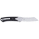 Columbia River Knife &amp; Tool Viento, Folding Knife, 3.23" Sheepsfoot Blade, D2 Blade Steel, 7.43" Overall Length, Bead Blast Finish, Silver, Black G10 Handle, Liner Lock, 7135