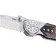 Columbia River Knife &amp; Tool Walker, Folding Knife, 2.93" Sheepsfoot Blade, 14C28N Blade Steel, 5.94" Overall Length, Satin Finish, Silver, Brown Handle, Blade Lock, 4200